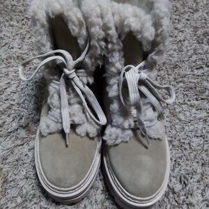 Sam Edelman New York Faux Fur Boots Size 6